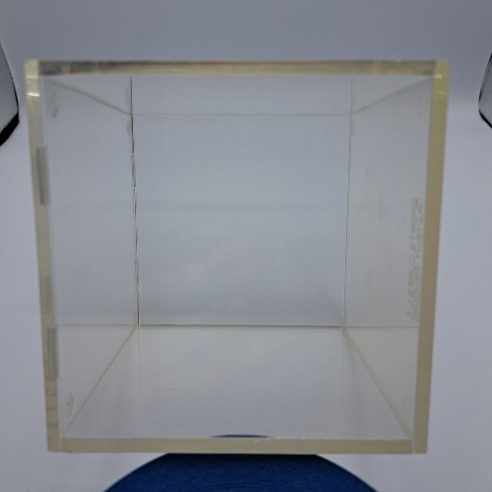 Sports Cubes Baseball Holder Display Case 2-Piece Clear Acrylic Patent Pending - Picture 9 of 9